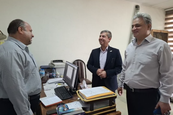 بازدید دکتر قاسمی بزدی مشاور معاون وزیر و مدیر کل دفتر حوزه ریاست سازمان از مرکز تحقیقات و آموزش کشاورزی و منابع طبیعی تهران