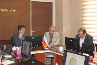 بازدید رئیس مؤسسه تحقیقات خاک و آب کشور از مرکز تحقیقات کشاورزی و منابع طبیعی همدان