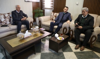 دیدار صمیمی رئیس مؤسسه با رئیس مرکز تحقیقات کشاورزی گلستان