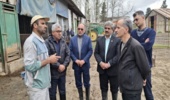 بازدید مسولین موسسه به همراه نماینده دیوان محاسبات استان البرز از ایستگاه گاودشت