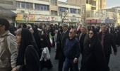 حضور رئیس و همکاران موسسه تحقیقات علوم دامی کشور در راهپیمایی ۲۲ دی ماه