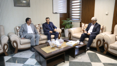 دیدار رئیس موسسه با رئیس مرکز تحقیقات و آموزش کشاورزی و منابع طبیعی گلستان
