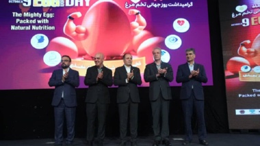 حضور پژوهشگران موسسه در مراسم گرامیداشت روز جهانی تخم مرغ