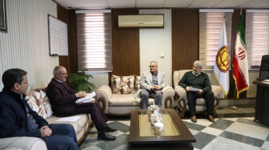 دیدار صمیمی رئیس موسسه با رئیس مرکز تحقیقات و آموزش کشاورزی منابع طبیعی استان قم