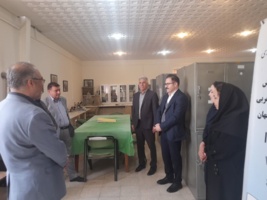 حضور رئیس سازمان زندان‌های ارومیه در مرکز تحقیقات کشاورزی آذربایجان غربی