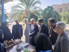 بازدید مدیران وزارت و سازمان جهاد کشاورزی گلستان از نمایشگاه و دستاوردهای دانش‌آموزان مرکز تحقیقات و آموزش گلستان