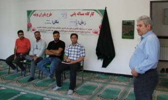 برگزاری آموزشی با موضوع "پرورش گوسفند و بز و هم زمان سازی زایش دام سبک" در شهرستان فامنین