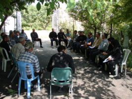 برگزاری کلاس آموزشی با محوریت " آبیاری کم فشار و  بررسی مسائل و مشکلات آبیاری در مزارع و باغات” در شهرستان ملایر