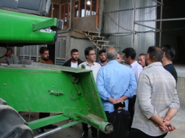 برگزاری دوره آموزشی رانندگی و تنظیمات کمباین در شهرستان ملایر