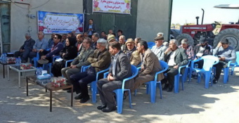 برگزاری نهمین کاروان ترویج بهره وری ویژه الگوی کشت ملی محصولات زراعی با رویکرد تغییر اقلیم در شهرستان فامنین