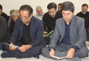 برگزاری مراسم زیارت عاشورا روز پنجم ماه محرم همراه با سخنرانی و مدیحه سرائی ذاکرین اهل بیت (ع)