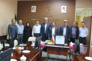 انتخاب بخش فنی و مهندسی کشاورزی مرکز تحقیقات و آموزش کشاورزی و منابع طبیعی استان همدان به عنوان بخش برگزیده