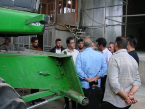 برگزاری دوره آموزشی رانندگی و تنظیمات کمباین در شهرستان ملایر