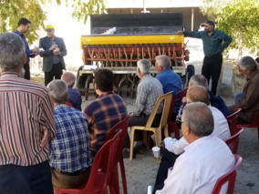 برگزاری کارگاه آموزشی و ترویجی “ تنظیم ادوات کشت وکالیبراسیون عمیق کار دیم ” در شهرستان ملایر