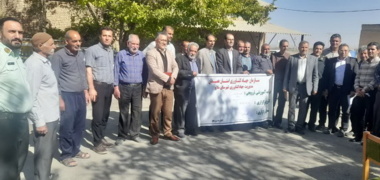 برگزاری نهمین کاروان ترویج بهره‌وری الگوی کشت ملی در ملایر با تمرکز بر تاب‌آوری کشاورزی در برابر تغییر اقلیم در شهرستان ملایر