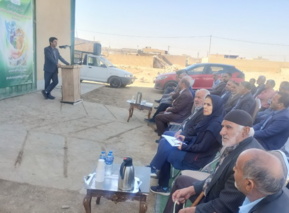 برگزاری نهمین کاروان ترویج بهره‌وری و الگوی کشت ملی محصولات زراعی با محوریت تغییر اقلیم و افزایش تاب‌آوری بخش کشاورزی در شهرستان قهاوند