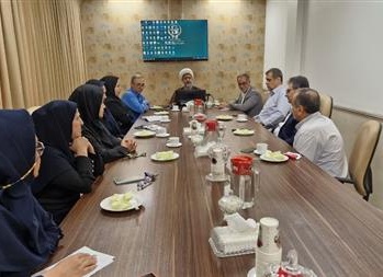 دیدار همکاران  با حجت الاسلام والمسلمین  شاه‌مرادیان نماینده ولی فقیه