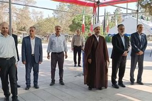 حضور در بهشت زهرا؛  ادای احترام به شهدای جنگ ۱۲ روزه