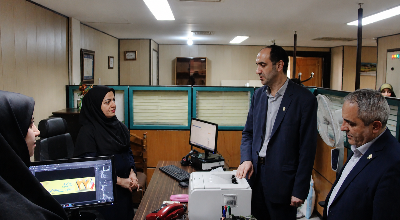 دیدار صمیمی معاون سازمان تات با کارکنان روابط عمومی به مناسبت روز روابط عمومی و ارتباطات
