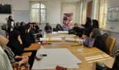 بازدید طرح ملی زنان نوآور روستای بهره ور استان قم با موضوع پخت نان و شیرینی