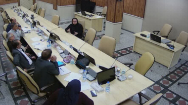 جلسه مصاحبه کارکنان دانشگاه پیام نور