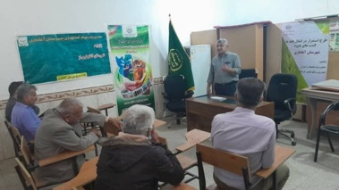 برگزاری نهمین کاروان ترویجی با محوریت &quot;الگوی کشت محصولات زراعی با رویکرد تغییر اقلیم&quot; در  آغاجاری