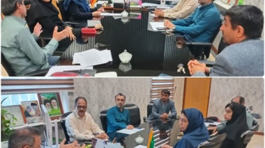 نشست هم‌اندیشی پژوهشگران بخش تحقیقات حفاظت خاک و آبخیزداری با رئیس مرکز