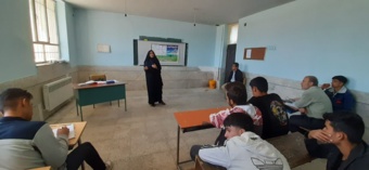 تأکید بر توسعه کشت زعفران و ضرورت حفاظت از خاک در دوره‌های آموزشی روستای خمه الیگودرز