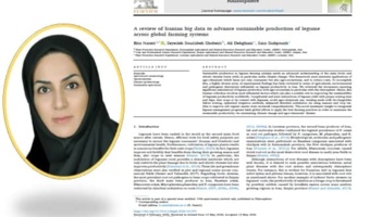 چاپ مقاله با عنوان:  A review of Iranian big data to advance sustainable production of legume across global farming systems