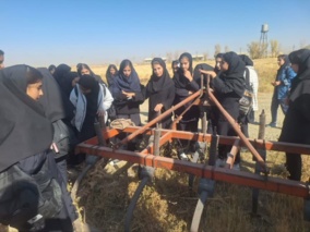 برگزاری عملیات درس آماده‌سازی زمین در پردیس شهید زارع الیگودرز