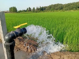 پمپ امید در دشت ناز؛ نصب تأسیسات آبی بر چاه نیمه‌عمیق جدید