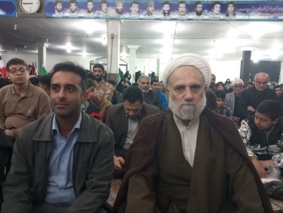 حضور مسئول امور فرهنگی مرکز تحقیقات مازندران در جمع بسیجیان سپاه کربلا