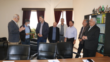 جلسه معارفه رئیس ایستگاه تحقیقات کشاورزی کهنه کن