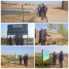 بازدید رئیس موسسه تحقیقات فنی مهندسی کشاورزی از مزرعه تحقیقات شوری صدوق وابسته به مرکز ملی تحقیقات شوری