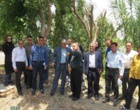بررسی روند اجرای طرح‌ها و گفت‌وگوی مستقیم با محققان در جریان حضور دکتر حاجی‌وند در پژوهشکده