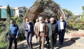 بازدید رئیس سازمان تحقیقات، آموزش و ترویج کشاورزی و جمعی از مسئولان از پژوهشکده گل و گیاهان زینتی