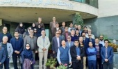 بازدید مدیرکل سازمان پارکهای اصفهان از نمایشگاه گلهای داودی پژوهشکده گل و گیاهان زینتی و انعقاد قرارداد همکاری