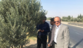 بازدید علمی اعضای هیئت علمی پژوهشکده گل و گیاهان زینتی از فضای سبز شهرک صنعتی کاوه