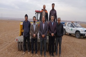 اجرای طرح‌های تحقیقاتی کشت گندم و جو دیم ـ روستای جمجرد