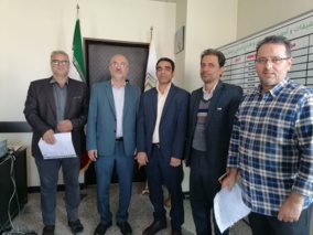 معارفه معاون توسعه مدیریت و منابع و روسای بخش های تحقیقاتی علوم دامی و زراعی باغی مرکز قم