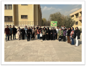 بازدید آموزشی دانشجویان پردیس ابوریحان دانشگاه تهران از موزه حشرات باغ گیاه‌شناسی ملی ایران