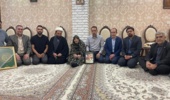 دیدار مسئولان موسسه رازی با خانواده شهید علی راضی