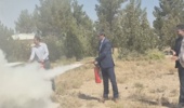 برگزاری مانور آموزشی اطفاء حریق در شعبه جنوب شرق موسسه رازی