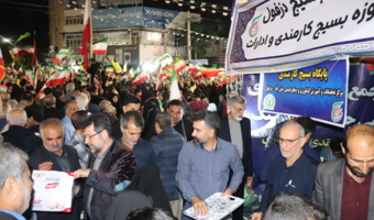 برپایی موکب و خدمت‌رسانی کارکنان مرکز تحقیقات کشاورزی صفی‌آباد به مدافعان خیابان