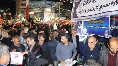 برپایی موکب و خدمت‌رسانی کارکنان مرکز تحقیقات کشاورزی صفی‌آباد به مدافعان خیابان