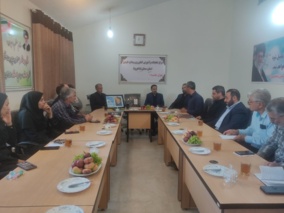 مراسم تکریم و معارفه رئیس اداره حراست مرکز سمنان(شاهرود)