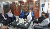 دیدار معاون صید و بنادر ماهیگیری سازمان شیلات ایران با رئیس سازمان جهاد کشاورزی خوزستان؛ تأکید بر تعامل پژوهش و اجرا