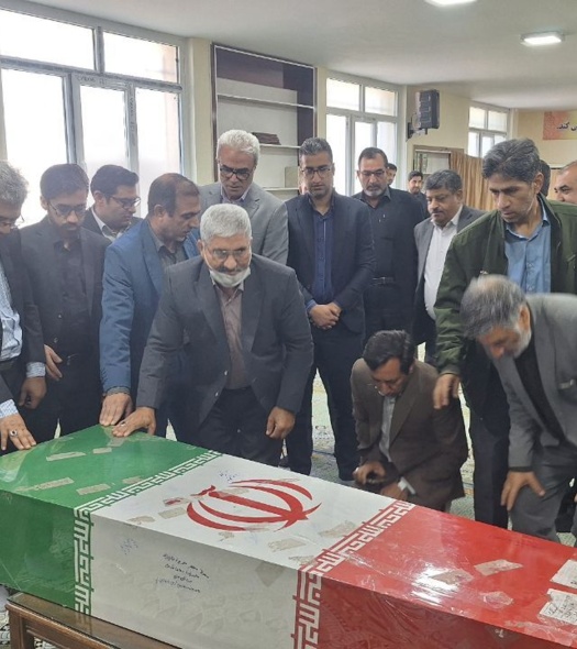 برگزاری مراسم عزاداری ایام فاطمیه و گرامیداشت هفته بسیج در نمازخانه اداره  جهاد کشاورزی زابل