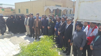 غبارروبی مزار شهدا به مناسبت سوم خرداد ( فتح خرمشهر در عملیات بیت المقدس)