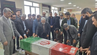 برگزاری مراسم عزاداری ایام فاطمیه و گرامیداشت هفته بسیج در نمازخانه اداره  جهاد کشاورزی زابل